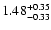 $1.48_{\rm -0.33}^{+0.35}$