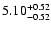 $5.10_{\rm -0.52}^{+0.52}$