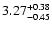 $3.27_{\rm -0.45}^{+0.38}$