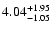$4.04_{\rm -1.05}^{+1.95}$