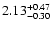 $2.13_{\rm -0.30}^{+0.47}$
