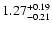 $1.27_{\rm -0.21}^{+0.19}$