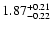 $1.87_{\rm -0.22}^{+0.21}$