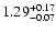 $1.29_{\rm -0.07}^{+0.17}$