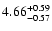 $4.66_{\rm -0.57}^{+0.59}$