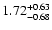 $1.72_{\rm -0.68}^{+0.63}$
