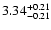$3.34_{\rm -0.21}^{+0.21}$