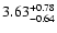 $3.63_{\rm -0.64}^{+0.78}$
