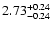 $2.73_{\rm -0.24}^{+0.24}$