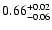 $0.66_{\rm -0.06}^{+0.02}$