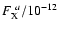 $F_{\rm X}^{~a}/10^{-12}$