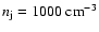 ${n\rm {_j}=1000~\rm {cm}^{-3}}$
