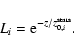 \begin{displaymath}L_i = {\rm e}^{-z/z_{0,i}^{\rm stars}}.
\end{displaymath}