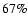 $67\%$