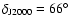 $\delta _{\rm J2000}=66^\circ $