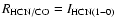$R_{\rm HCN/CO}=I_{\rm
HCN(1-0)}$