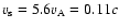 $v_{\rm s} = 5.6 v_{\rm A} = 0.11 c$