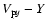 $V_{{\rm p}y}-Y$