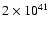 $2\times10^{41}$