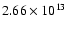 $2.66\times10^{13}$