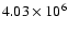 $4.03\times10^{6}$