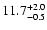 $\rm 11.7^{+2.0}_{-0.5}$