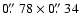 $0\hbox{$.\!\!^{\prime\prime}$ }78\times0\hbox{$.\!\!^{\prime\prime}$ }34$