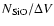 $N_{\rm SiO}/\Delta V$