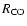 $R_{\rm CO}$