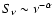 $S_{\nu}\sim\nu^{-\alpha}$