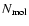 $N_{\rm mol}$