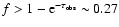$f>1-{\rm e}^{-\tau_{\rm obs}}\sim0.27$