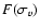 $F(\sigma_{v})$