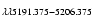 $_{\lambda\lambda 5191.375-5206.375}$