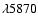 $\lambda 5870$