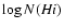 $\log N(H {\sc i})$