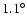 $1.1^\circ$