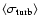 $\langle \sigma_{\rm turb}\rangle $