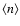 $\langle n\rangle $