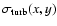 $\sigma_{\rm turb}(x,y)$