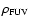 $\rho_{\rm FUV}$
