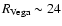 $R_{\rm Vega} \sim 24$