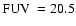 $\rm FUV~= 20.5$