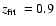$\mbox{$z_{\rm fit}$ }=0.9$