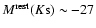 $M^{\rm rest}(K\rm s) \sim -27$