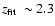 $\mbox{$z_{\rm fit}$ }\sim 2.3$