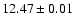 $12.47 \pm 0.01$