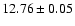 $12.76 \pm 0.05$