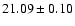 $21.09 \pm 0.10$
