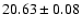 $20.63 \pm 0.08$